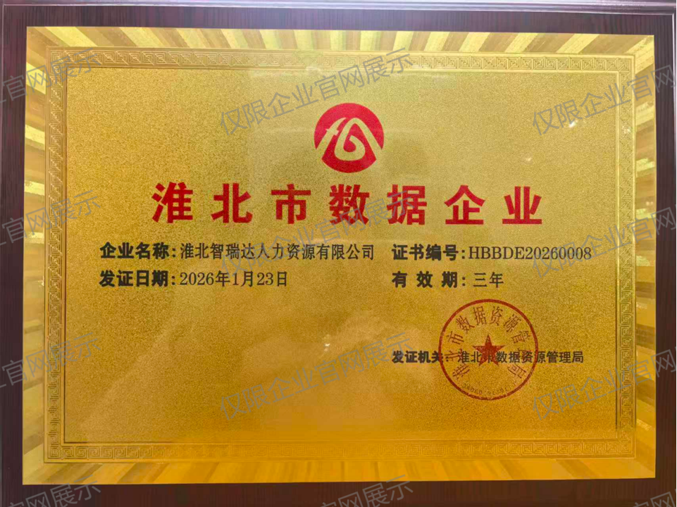淮北市数据企业